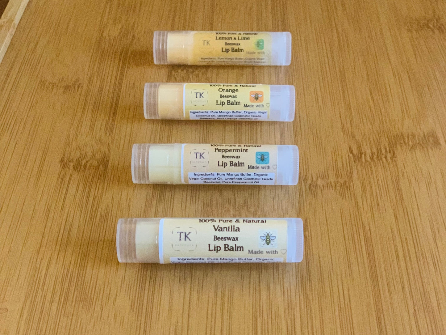 Natural Beeswax Lip Balm