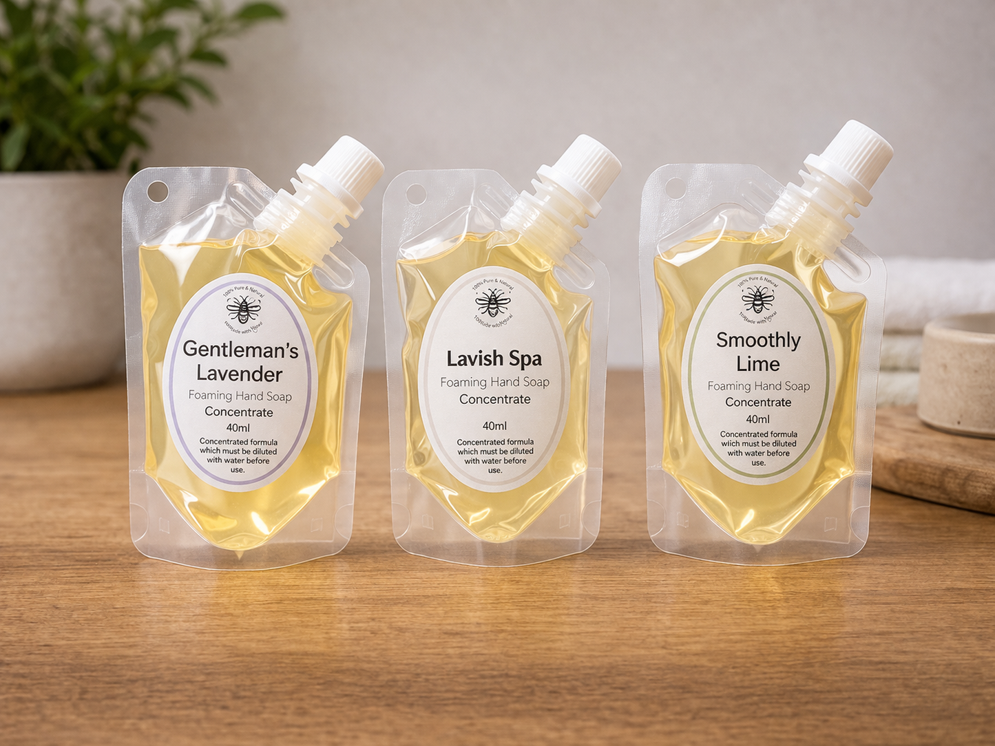 Organic Foaming Hand Soap Concentrate with Essential Oils