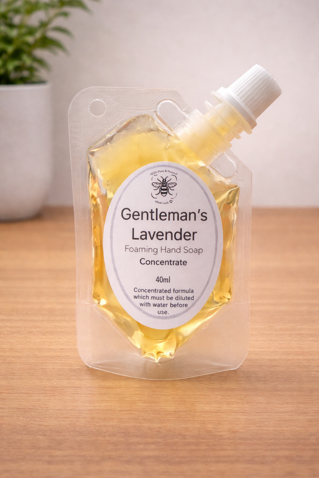 Organic Foaming Hand Soap Concentrate with Essential Oils