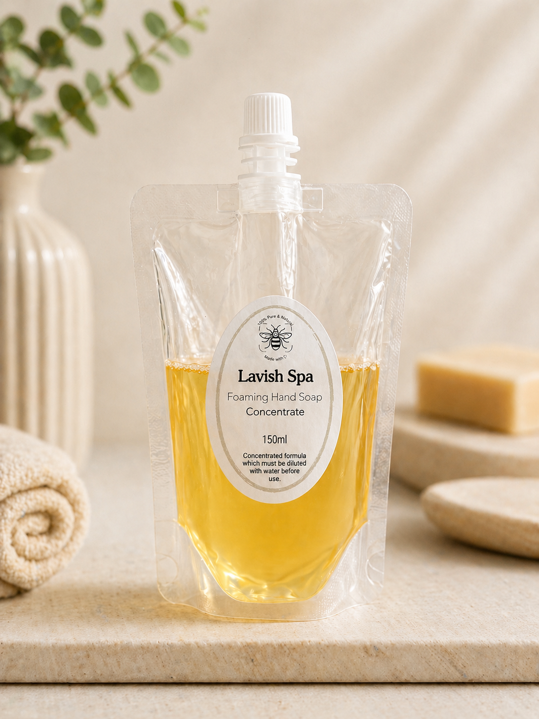 Organic Foaming Hand Soap Concentrate with Essential Oils