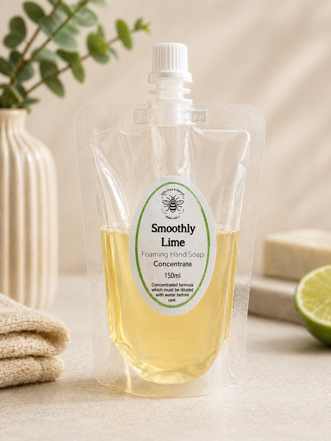 Organic Foaming Hand Soap Concentrate with Essential Oils