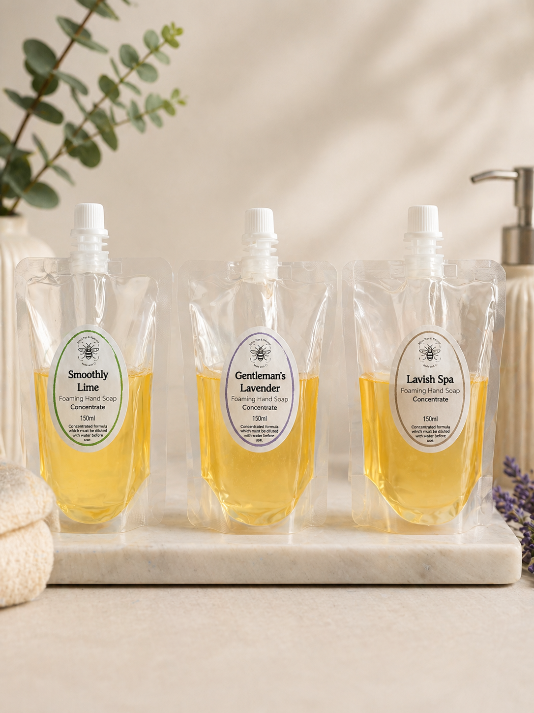 Organic Foaming Hand Soap Concentrate with Essential Oils