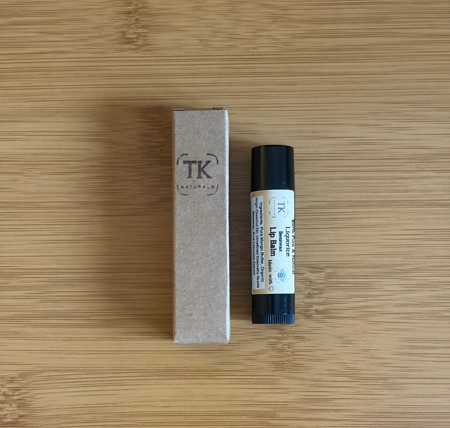Natural Beeswax Lip Balm - Liquorice